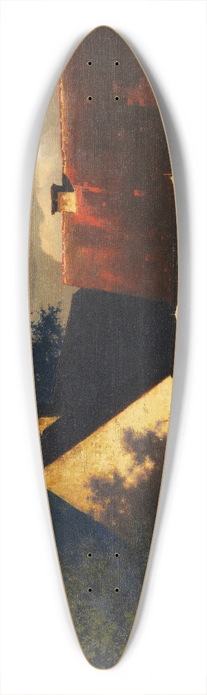 Paul Wilhelm Keller-Reutlingen - Mutter mit spielenden Kindern 39.3 inch art pintail longboard deck Paul Wilhelm Keller-Reutlingen - Mutter mit spielenden Kindern 39.3 inch art pintail longboard deck
