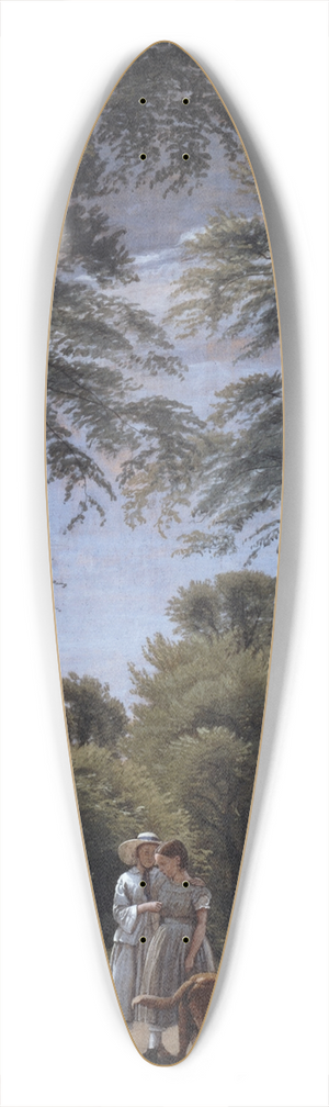 P. C. Skovgaard - Beech Wood in May 39.3 inch art pintail longboard deck