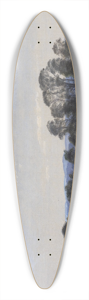 P. C. Skovgaard - Engene ved Dortheaslyst 39.3 inch art pintail longboard deck