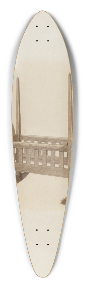 Pearl Davis - Cradle 39.3 inch art pintail longboard deck