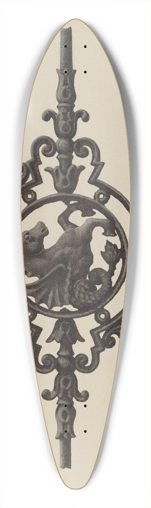 Pearl Torell - Fence  Sea Horse Design 39.3 inch art pintail longboard deck