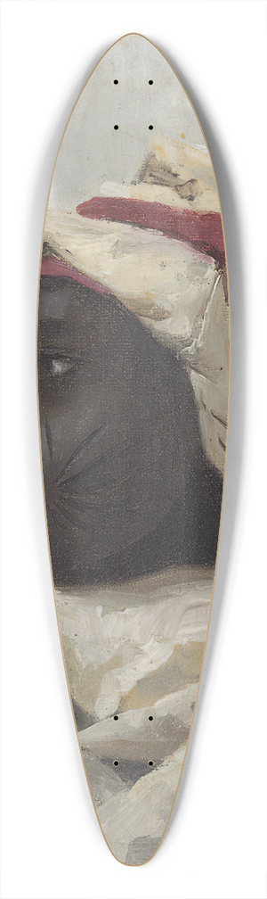 Peder Mrk Mnsted - The Smoking Moor 39.3 inch art pintail longboard deck