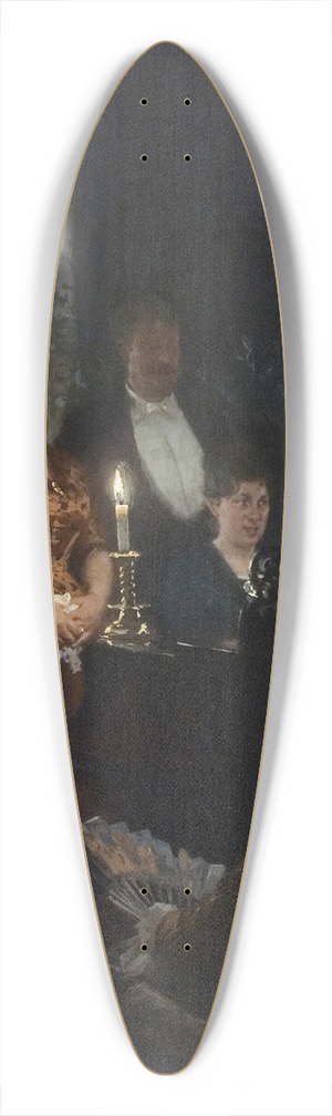 Peder Severin Kryer - A Duet 39.3 inch art pintail longboard deck Peder Severin Kryer - A Duet 39.3 inch art pintail longboard deck