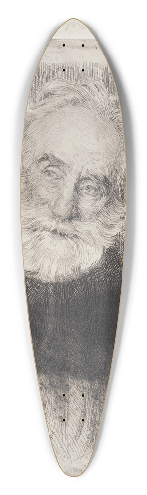 Peder Severin Kryer - Portrt af Vilhelm Kyhn 39.3 inch art pintail longboard deck Peder Severin Kryer - Portrt af Vilhelm Kyhn 39.3 inch art pintail longboard deck