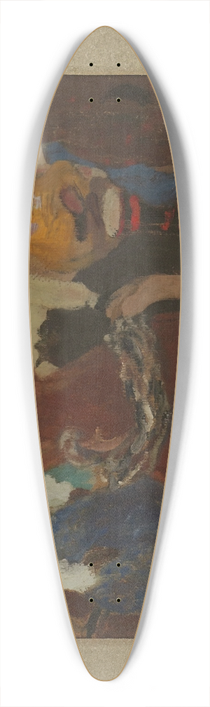 Pedro Figari - Candombe 39.3 inch art pintail longboard deck