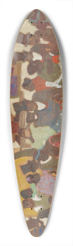 Pedro Figari - Dancing People 39.3 inch art pintail longboard deck