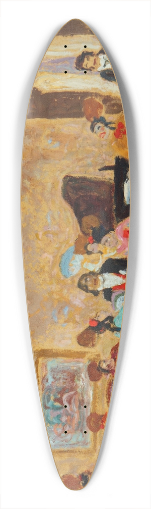 Pedro Figari - Tertulia 39.3 inch art pintail longboard deck
