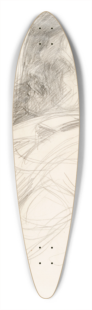Pekka Halonen - Arttu Reading 39.3 inch art pintail longboard deck