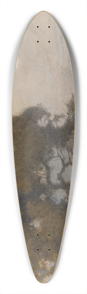 Percy Gray - Oak Tree 39.3 inch art pintail longboard deck