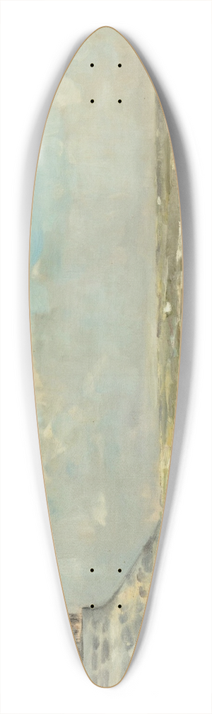Pericles Pantazis - At the beach, Ostend 39.3 inch art pintail longboard deck