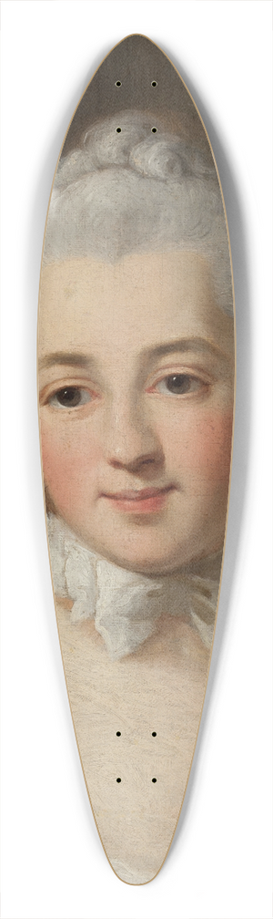 Per Krafft the Elder - Portrait of Izabela Lubomirska ne Czartoryska 39.3 inch art pintail longboard deck