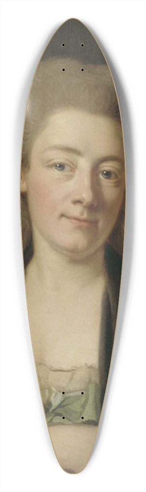 Per Krafft the Elder - The Artists Wife Maria Wilhelmina 39.3 inch art pintail longboard deck