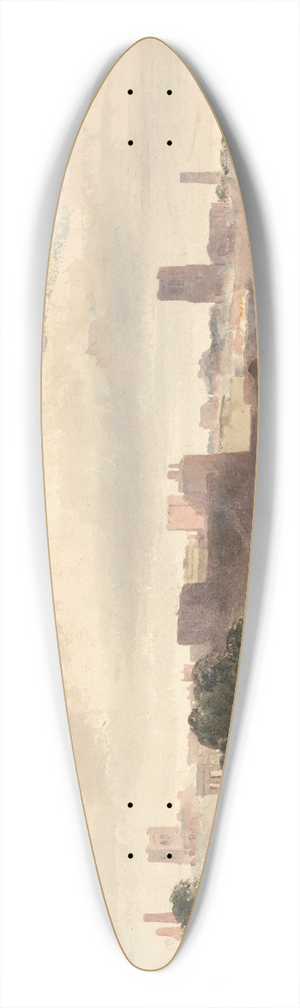 Peter DeWint - Chester 39.3 inch art pintail longboard deck