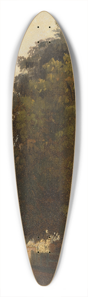 Peter DeWint - Landscape with Chestnut Tree 39.3 inch art pintail longboard deck