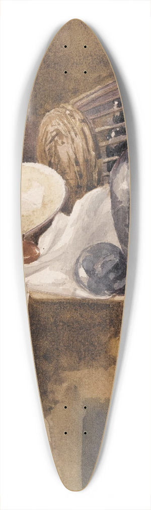 Peter De Wint - Still life 39.3 inch art pintail longboard deck