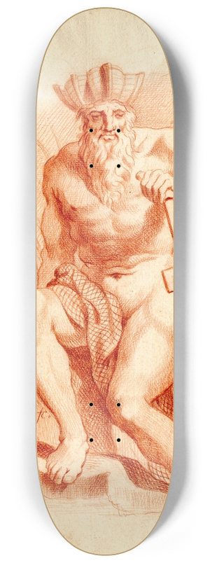 Cornelis Pronk - Riviergod 8.25 inch art skate deck