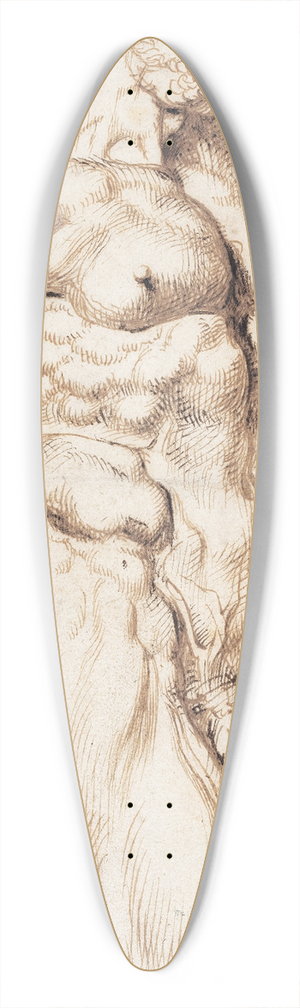 Peter Hansen - Italienske okser. Popeji 39.3 inch art pintail longboard deck Peter Hansen - Italienske okser. Popeji 39.3 inch art pintail longboard deck