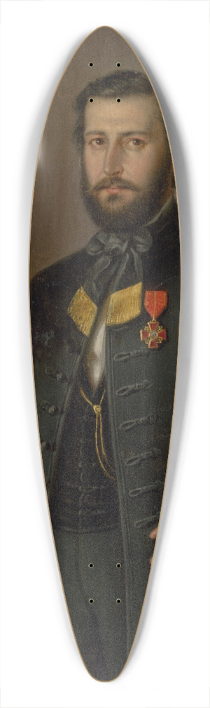 Peter Michal Boh - A study painting for the Portrait of Jn Francisci as Count of the Liptov County 39.3 inch art pintail longboard deck
