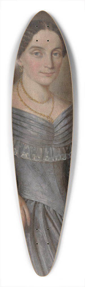 Peter Michal Boh - Portrait of Anna Makovicka 39.3 inch art pintail longboard deck