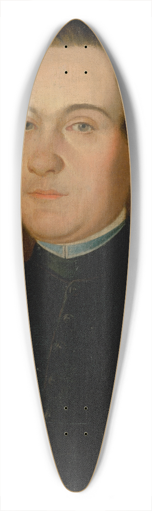 Peter Michal Boh - Portrait of Hammerschmidt 39.3 inch art pintail longboard deck