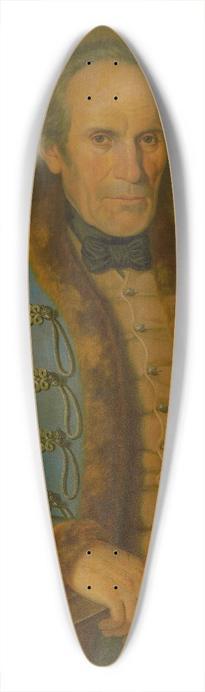 Peter Michal Boh - Portrait Of Miller Jn Hod 39.3 inch art pintail longboard deck