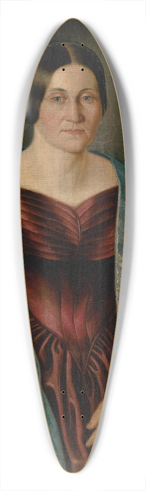 Peter Michal Boh - Portrait of Mrs. Plechov 39.3 inch art pintail longboard deck