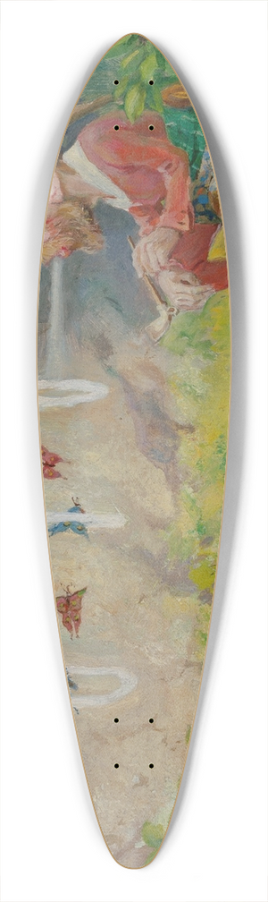 Peter Newell - Fairyland 39.3 inch art pintail longboard deck
