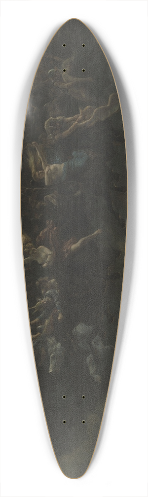 Peter Nicolai Arbo - The wild Hunt of Odin 39.3 inch art pintail longboard deck Peter Nicolai Arbo - The wild Hunt of Odin 39.3 inch art pintail longboard deck