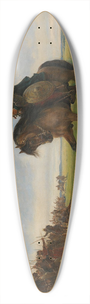 Peter Nicolai Arbo - Untitled 39.3 inch art pintail longboard deck