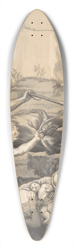 Peter Oliver - The Family of Cain 39.3 inch art pintail longboard deck