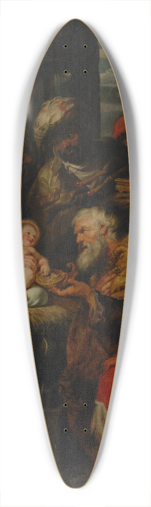 Peter Paul Rubens - Adoration of the Magi 39.3 inch art pintail longboard deck Peter Paul Rubens - Adoration of the Magi 39.3 inch art pintail longboard deck
