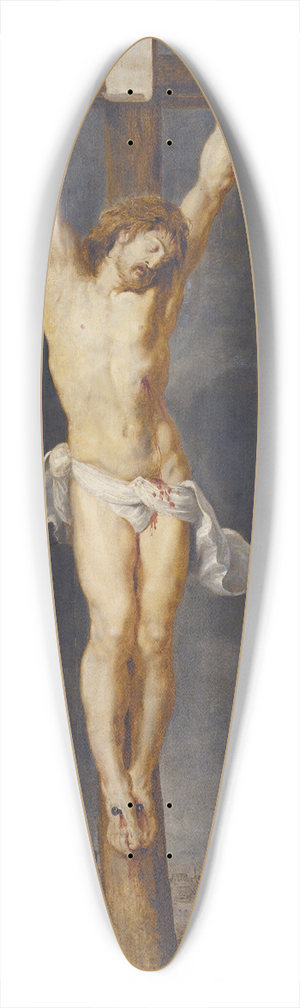 Peter Paul Rubens - Christ on the Cross 39.3 inch art pintail longboard deck