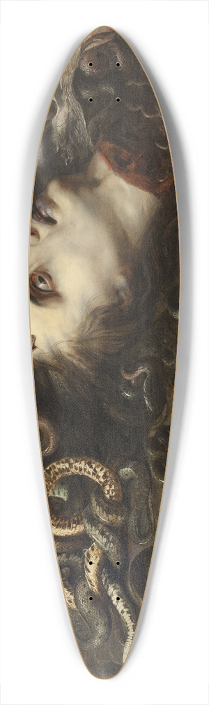 Peter Paul Rubens - Head of Medusa 39.3 inch art pintail longboard deck