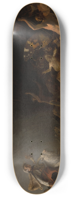 Cornelis Saftleven - A Witches Sabbath 8.25 inch art skate deck
