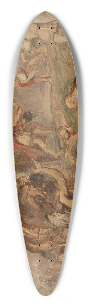 Peter Paul Rubens - Meeting of King Ferdinand of Hungary and the Cardinal-Infante Ferdinand of Spain at Nrdlingen 39.3 inch art pintail longboard deck