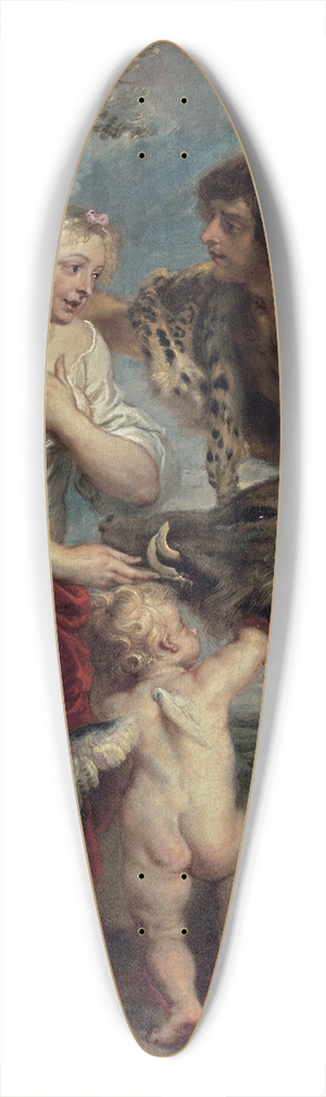 Peter Paul Rubens - Meleager and Atalante 39.3 inch art pintail longboard deck