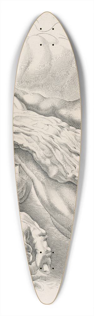 Peter Paul Rubens - Muscles 39.3 inch art pintail longboard deck