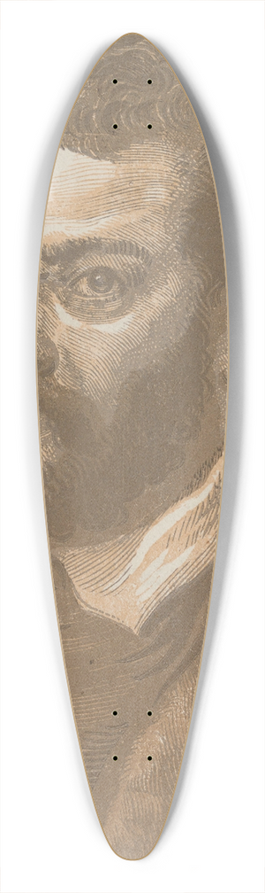 Peter Paul Rubens - Portrait of a Man 39.3 inch art pintail longboard deck
