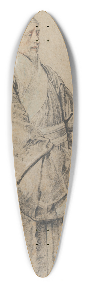 Peter Paul Rubens - Portrait of Nicolas Trigault in Chinese Costume 39.3 inch art pintail longboard deck