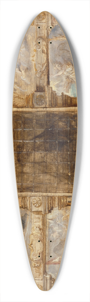 Peter Paul Rubens - The Adoration of the Eucharist 39.3 inch art pintail longboard deck