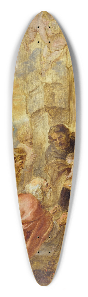 Peter Paul Rubens - The Adoration of the Magi 39.3 inch art pintail longboard deck