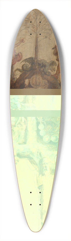 Peter Paul Rubens - The Arch of the Mint (front) 39.3 inch art pintail longboard deck