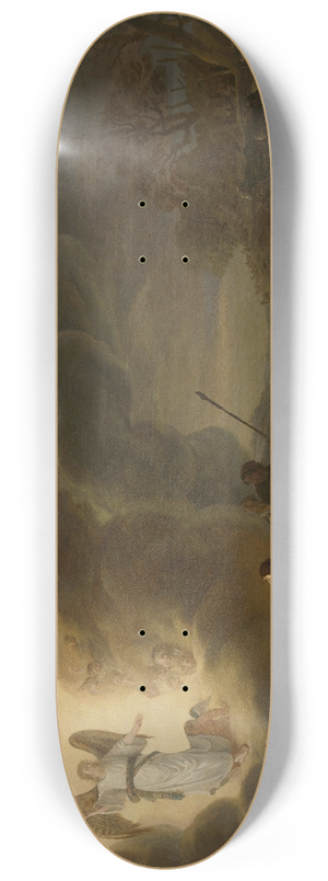 Cornelis Saftleven - The annunciation to the shepherd 8.25 inch art skate deck