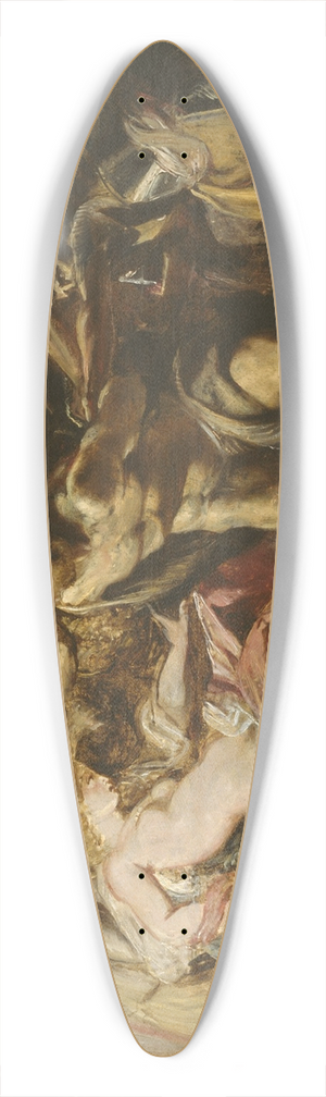 Peter Paul Rubens - The Capture of Samson 39.3 inch art pintail longboard deck