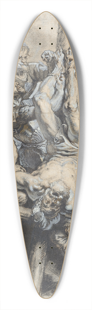Peter Paul Rubens - The Crucifixion of Peter the Apostle 39.3 inch art pintail longboard deck