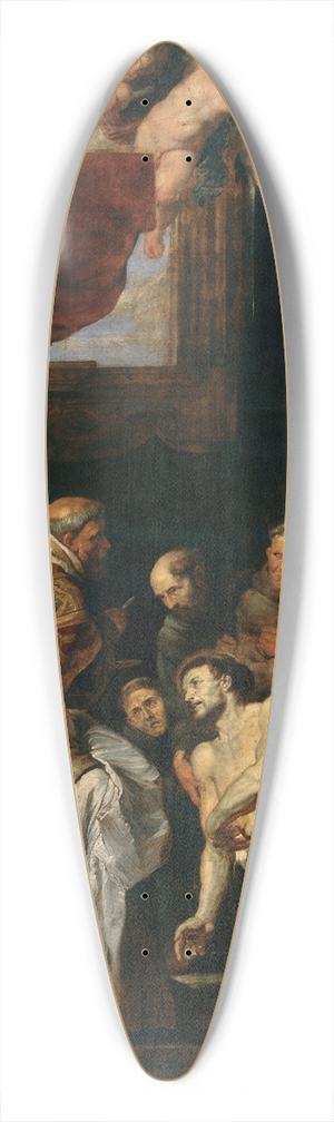 Peter Paul Rubens - The Last Communion of Saint Francis of Assisi 39.3 inch art pintail longboard deck