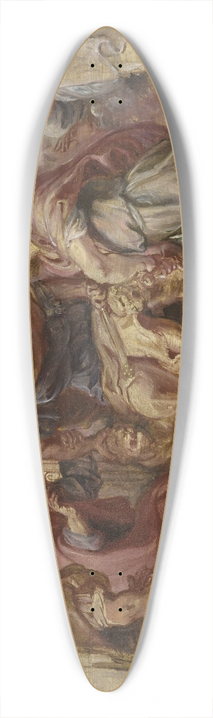 Peter Paul Rubens - The Wrath of Achilles 39.3 inch art pintail longboard deck