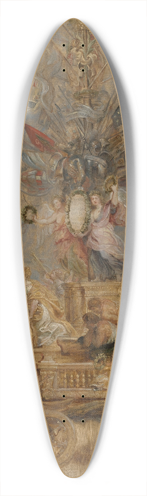 Peter Paul Rubens - Triumphal Chariot of Kallo 39.3 inch art pintail longboard deck