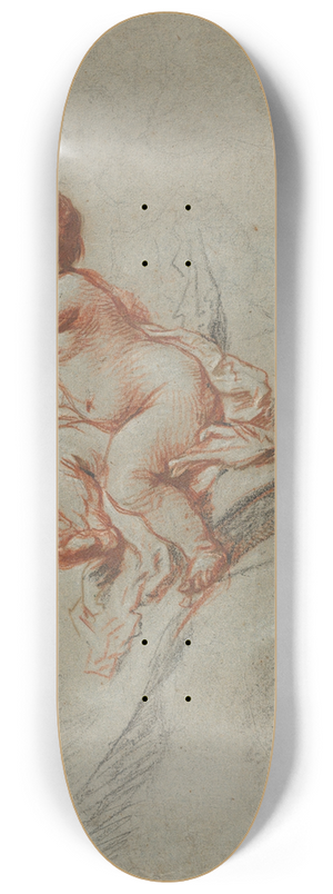 Cornelis Schut - Study of the Virgin and Child 8.25 inch art skate deck