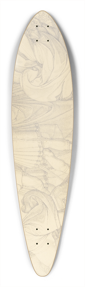 Peter von Cornelius - Sigfrids death 39.3 inch art pintail longboard deck